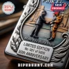 Pink Floyd Wish You Were Here 50th Anniversary Zippo Lighter Case featuring embossed burning men in silver metal finish.