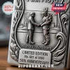 Pink Floyd Wish You Were Here 50th Anniversary Zippo Lighter Case featuring embossed handshake and flame detail.