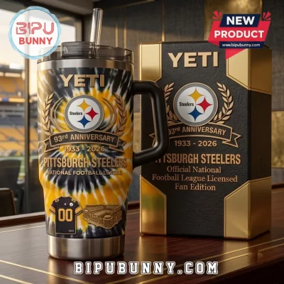 Pittsburgh Steelers 93rd Anniversary Stanley Tumbler