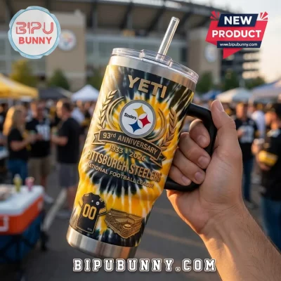 Pittsburgh Steelers 93rd Anniversary Stanley Tumbler