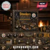 Pittsburgh Steelers Christmas Advent Calendar 2026 featuring 24 collectible ornaments in a black and gold stadium box.