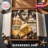 Pittsburgh Steelers NFL Too Old Too Care Hawaiian shirt inside a wooden gift box with a matching Terrible Towel and beer.