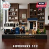 Postal Worker Tribute 612 Piece Building Brick Set featuring a delivery truck, mail carrier minifigure, and house exterior.