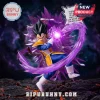 Purple Energy Aura & Beam Blast Effect Set for 1/12 Scale Action Figures displayed with a character on a lava ground.
