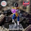 Purple Energy Aura & Beam Blast Effect Set for 1/12 Scale Action Figures attached to a Vegeta figure on a clear base.