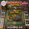 Rat Fink Collector Edition Monopoly Board Game featuring green monster character, vintage hot rod cars, and themed game board.
