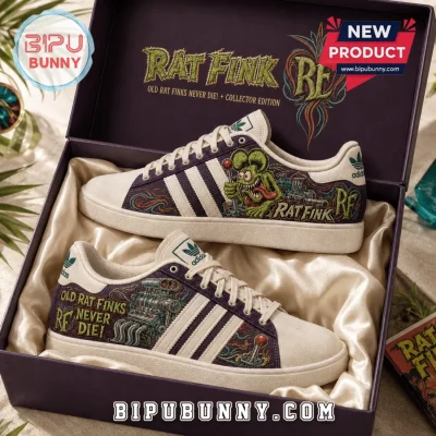 Rat Fink x Adidas Purple Casual Shoes