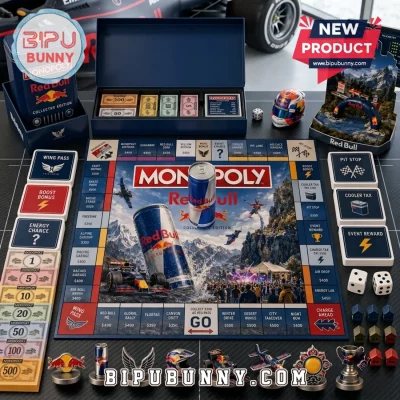 Red Bull Edition Monopoly Board Game Set