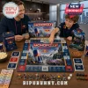 Red Bull Edition Monopoly Board Game Set featuring a branded game board, custom player tokens, and a metal storage tin.