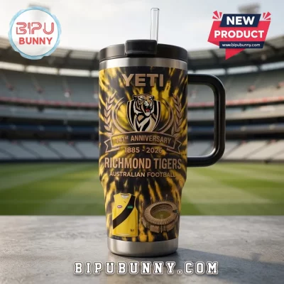 Richmond Tigers 141st Anniversary Tie Dye Handle Tumbler