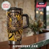 Richmond Tigers 141st Anniversary Tie Dye Handle Tumbler featuring a team logo, stadium graphic, and 1885-2026 text.
