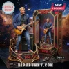 Rush Band Limited Edition Collector Acrylic Plaque featuring a miniature Alex Lifeson figurine with guitar and Marshall amp.