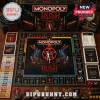 Rush Band Monopoly Collector Edition Game Set featuring a black game board, themed currency, cards, and red star logos.