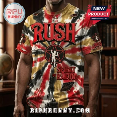 Rush Spirit Of Radio Tie Dye T-Shirt