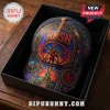 Rush Themed Multi-Color Baseball Cap featuring a vibrant stained-glass style print of the Starman logo in a display box.