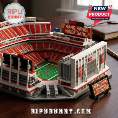 San Francisco 49ers 80th Anniversary Stadium Building Block Set