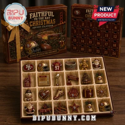 San Francisco 49ers Faithful To The Bay Ornament Advent Calendar