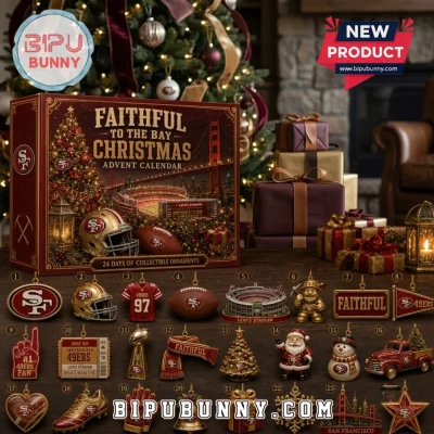 San Francisco 49ers Faithful To The Bay Ornament Advent Calendar