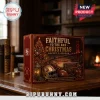San Francisco 49ers Faithful To The Bay Ornament Advent Calendar box in red with team helmet, stadium, and holiday decor.