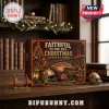 San Francisco 49ers Faithful To The Bay Ornament Advent Calendar featuring a 24-day countdown box with team graphics.