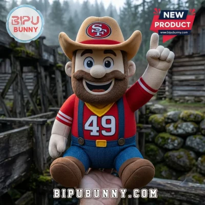 San Francisco 49ers NFL Cowboy Mascot Plush Doll
