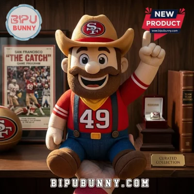 San Francisco 49ers NFL Cowboy Mascot Plush Doll