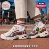 Skechers Philadelphia Phillies D'Lites Mascot Sneakers featuring team logos, stadium graphics, and red accents on white.