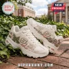 Skechers x Alpha Kappa Alpha Pearl Embroidered D Lites Sneaker in white with ivy, pearl accents, and Howard 1908 text.