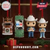 Smokey and the Bandit 2026 Character Christmas Advent Calendar ornaments including a truck, police car, and two figures.