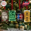 Smokey and the Bandit 2026 Character Christmas Advent Calendar ornaments featuring movie quotes and a miniature light bar.