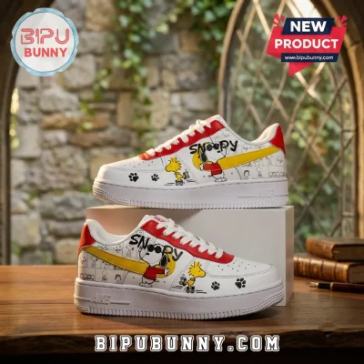 Snoopy Peanuts White Air Force 1 Low Top