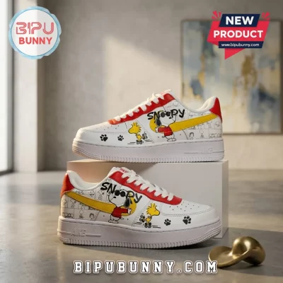 Snoopy Peanuts White Air Force 1 Low Top