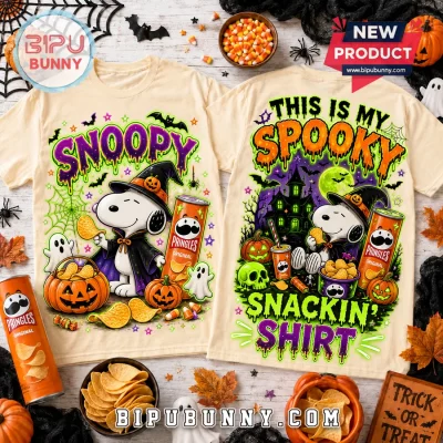 Snoopy x Pringles Halloween Spooky Snackin T-Shirt