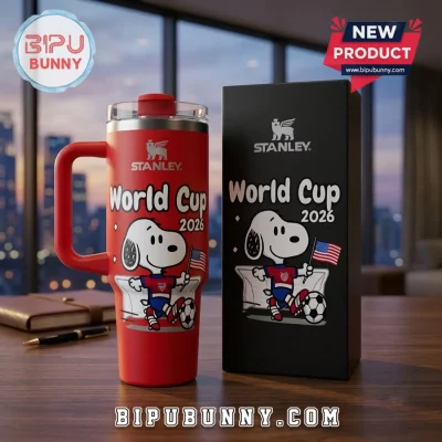 Snoopy x World Cup 2026 Stanley Tumbler 40oz