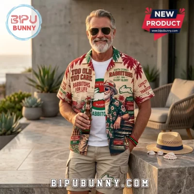 South Sydney Rabbitohs NRL Hawaiian Shirt