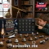 Space Exploration Miniature Model Advent Calendar with 24 numbered drawers and various space vehicle collectible figures.