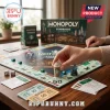 Starbucks Monopoly Collector Edition Board Game featuring a Frappuccino player piece, game board, cards, and dice.
