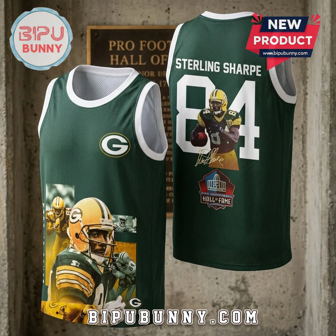 Sterling Sharpe Green Bay Packers 2025 Hall of Fame Hoodie Sterling Sharpe Green Bay Packers 2025 Hall of Fame Hoodie