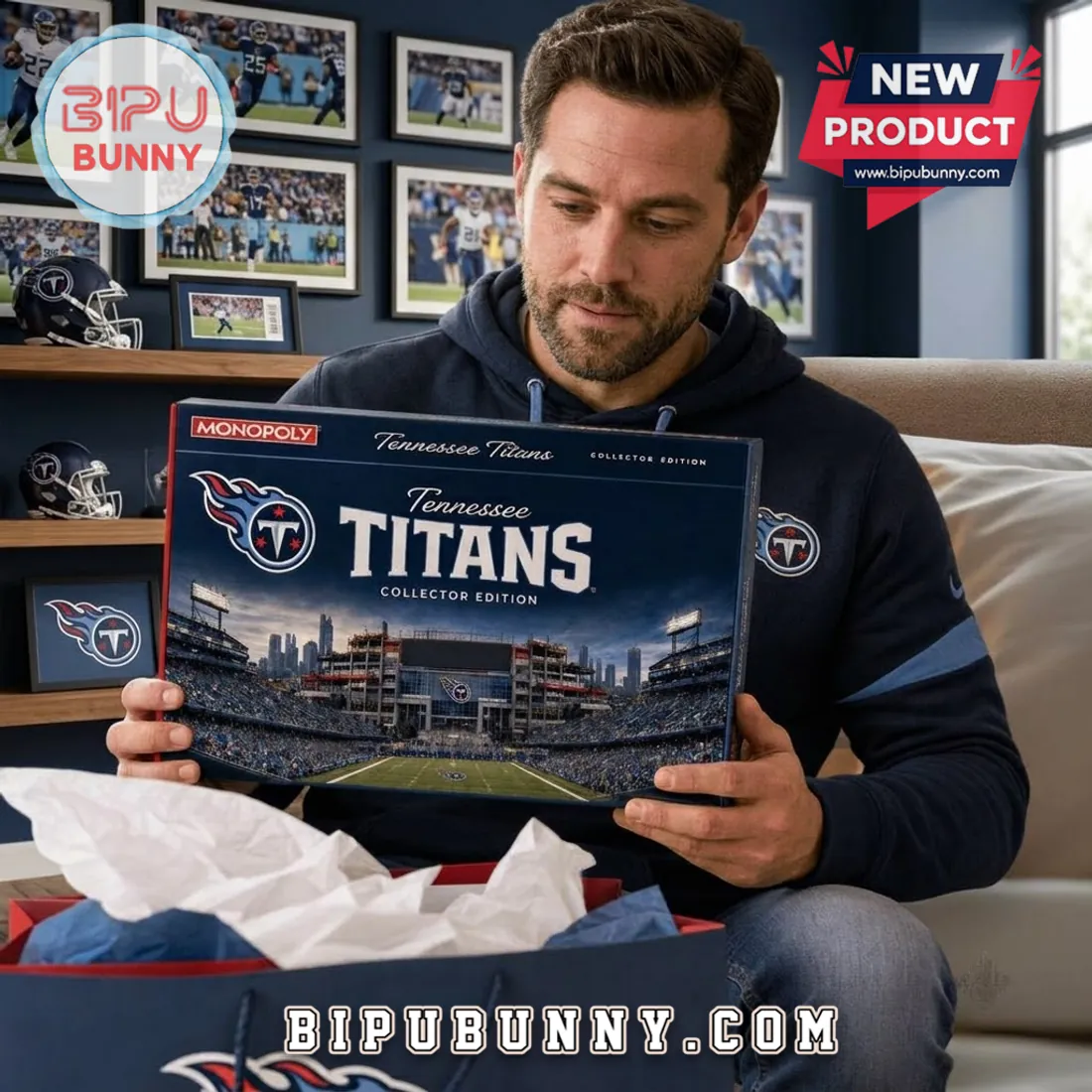 Tennessee Titans Collector Edition Monopoly Board Game Tennessee Titans Collector Edition Monopoly Board Game