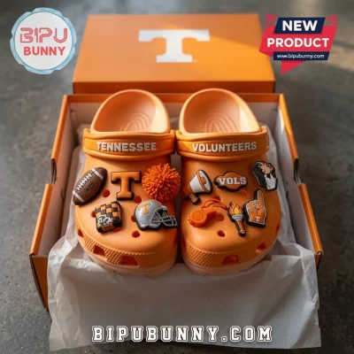 Tennessee Volunteers Orange NCAA Crocs With Charms