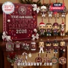 Texas A&M Aggies 150th Anniversary Advent Calendar 2026 box with maroon packaging and various collegiate miniature ornaments.