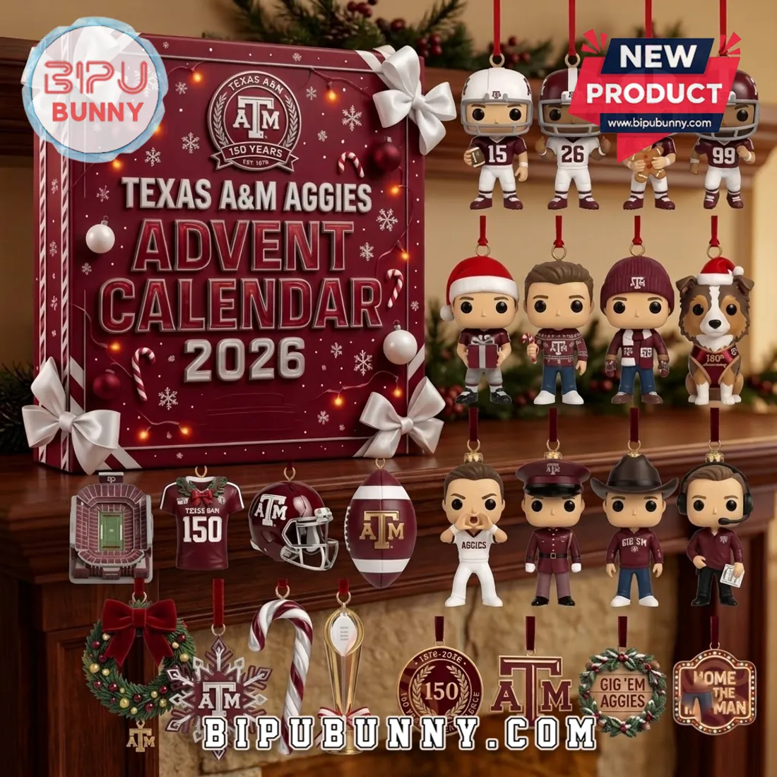Texas A&M Aggies 150th Anniversary Advent Calendar 2026 Texas A&M Aggies 150th Anniversary Advent Calendar 2026
