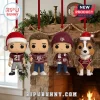 Texas A&M Aggies 150th Anniversary Advent Calendar 2026 figures featuring a football player, fan, and mascot on a mantle.