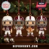 Texas A&M Aggies 150th Anniversary Advent Calendar 2026 figures featuring four stylized football players with team jerseys.