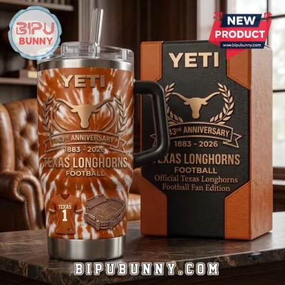 Texas Longhorns 143rd Anniversary Tie-Dye Stanley Tumbler