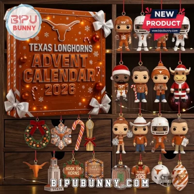 Texas Longhorns 2026 Christmas Figure Advent Calendar
