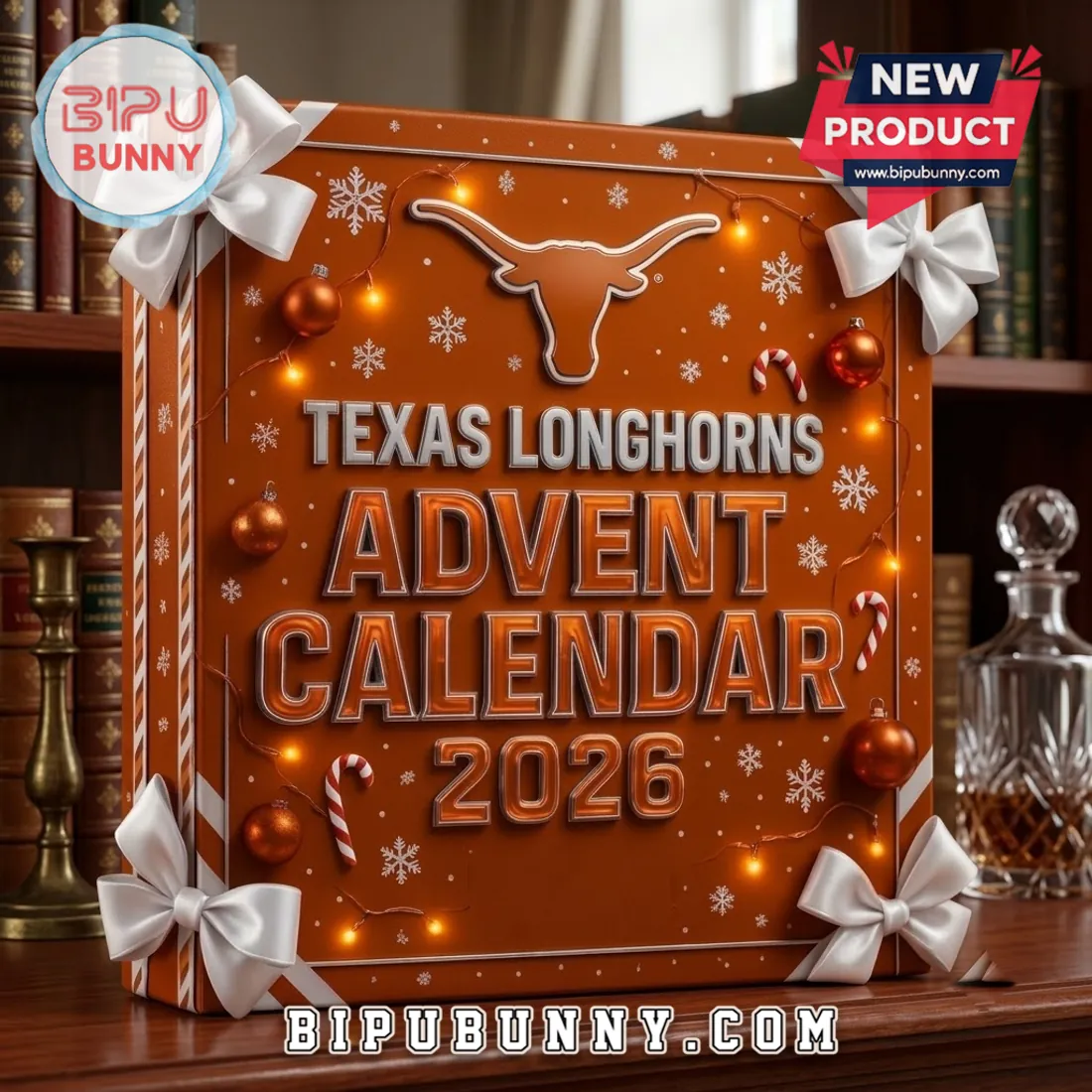Texas Longhorns 2026 Christmas Figure Advent Calendar Texas Longhorns 2026 Christmas Figure Advent Calendar
