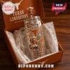 Texas Longhorns 40oz Rhinestone Tumbler with Handle featuring team mascot, football helmet, and sparkle embellishments.
