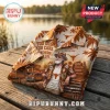 Texas Longhorns Austin TX Summer Hawaiian shirt featuring palm trees, vintage truck graphics, and team logo on beige fabric.