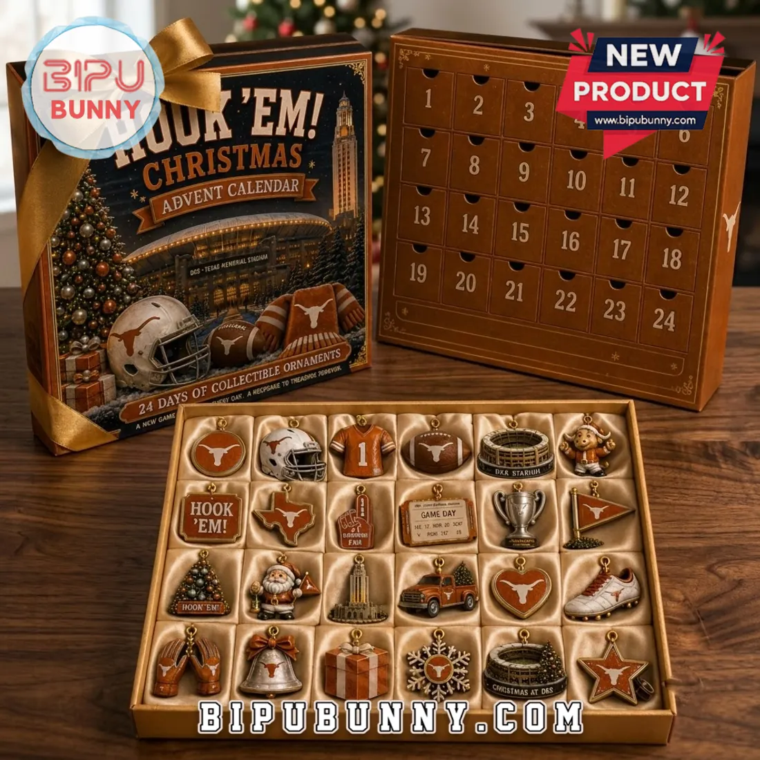 Texas Longhorns Christmas Ornament Advent Calendar 2026 Texas Longhorns Christmas Ornament Advent Calendar 2026